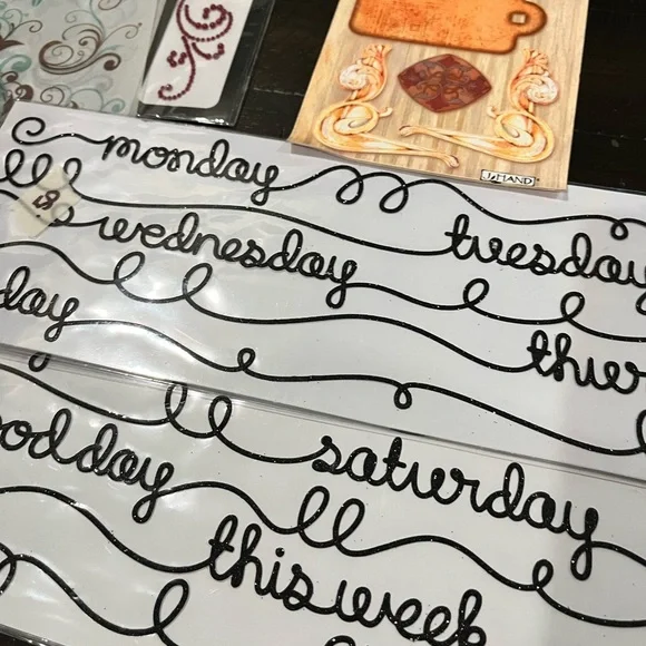 Assorted Craft Stickers and Embellishments lot - Picture 5 of 8